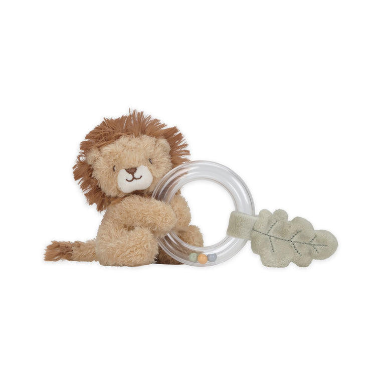 LITTLE DUTCH. Ring rattle lion Safari Friends GRS