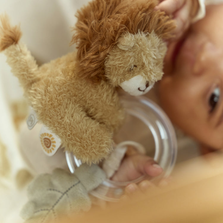 LITTLE DUTCH. Ring rattle lion Safari Friends GRS