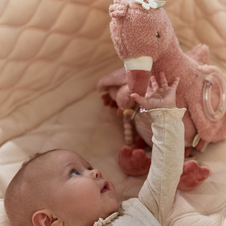LITTLE DUTCH. Activity cuddle flamingo Safari Friends GRS