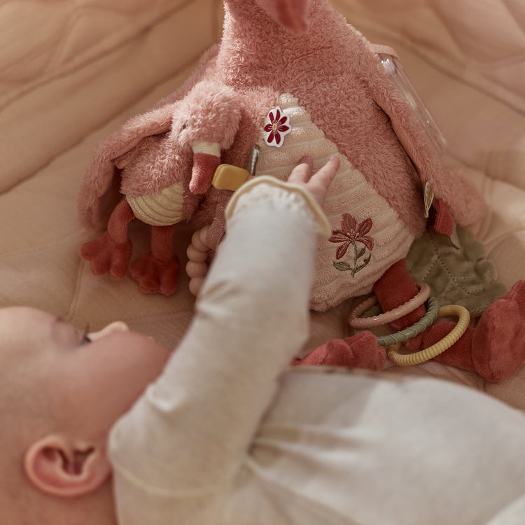 LITTLE DUTCH. Activity cuddle flamingo Safari Friends GRS