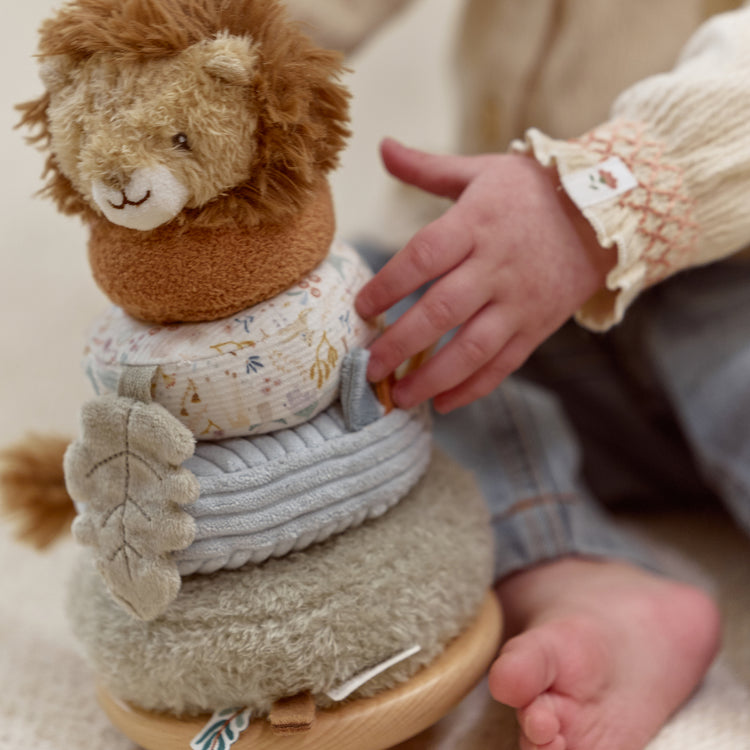 LITTLE DUTCH. Πυραμίδα ταξινόμησης & ταλάντωσης Safari Friends FSC