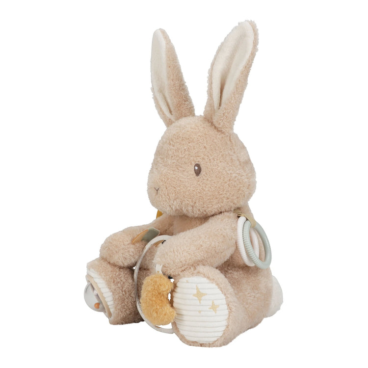LITTLE DUTCH. Activity Cuddle Toy Baby Bunny GRS