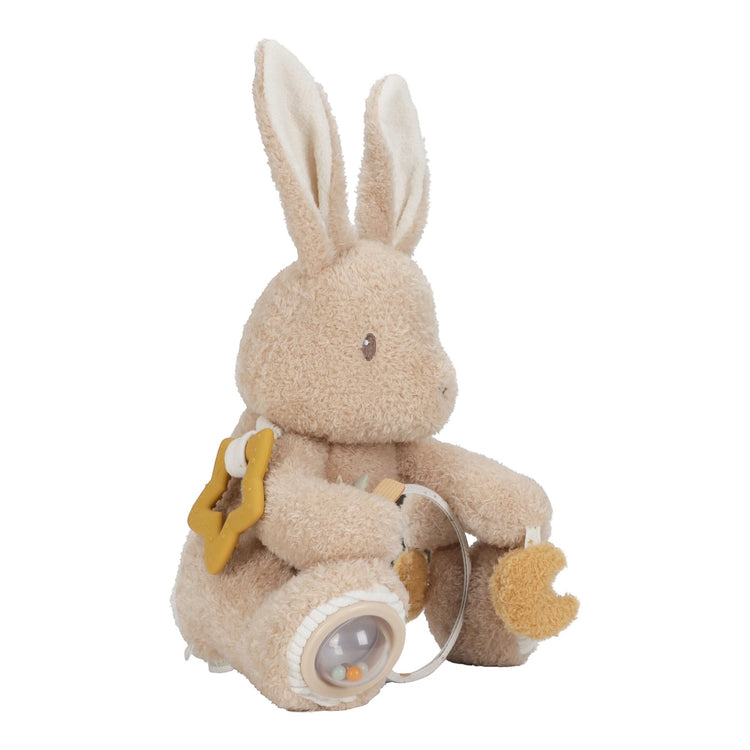LITTLE DUTCH. Activity Cuddle Toy Baby Bunny GRS