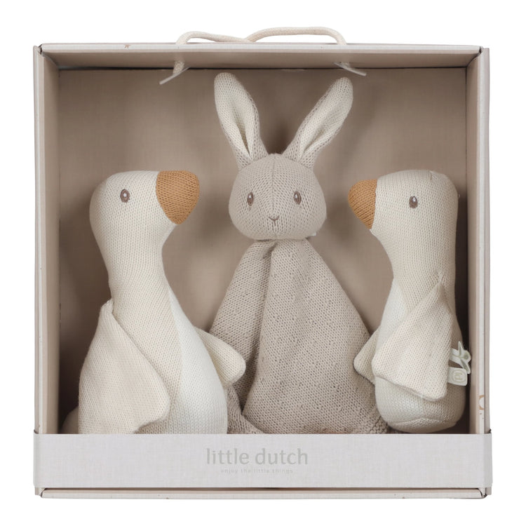 LITTLE DUTCH. Knitted Gift Set Newborn Naturals GRS
