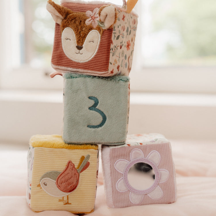 LITTLE DUTCH. 4 Soft Blocks Fairy Garden