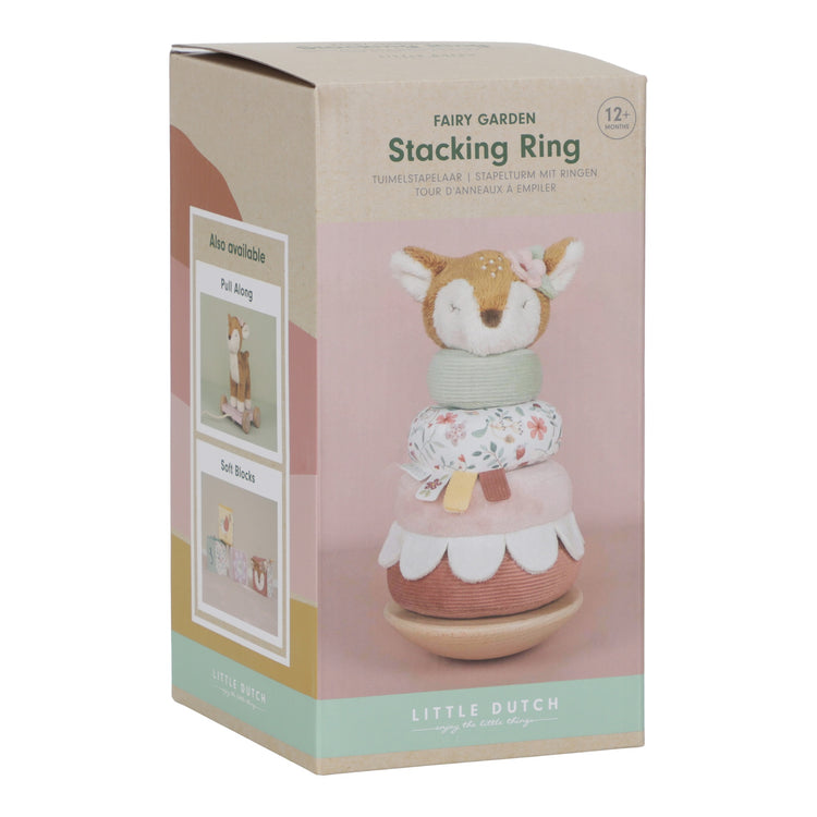 LITTLE DUTCH. Rocking Ring Stacker - Fairy Garden FSC