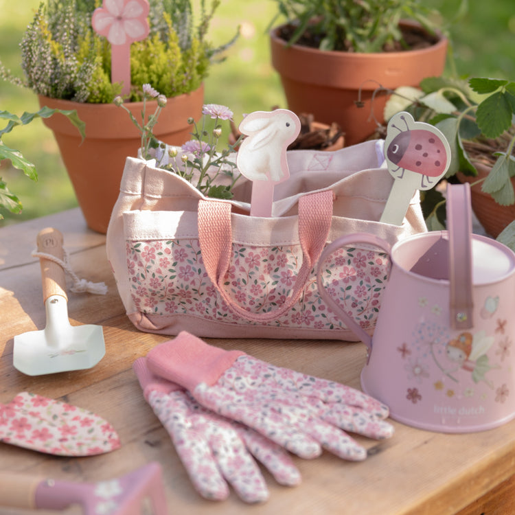 LITTLE DUTCH. Παιδικό σετ κηπουρικής Fairy Garden FSC (10 τμχ)