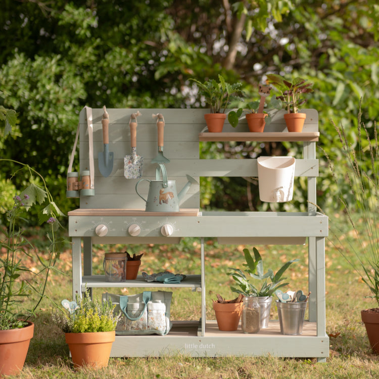 LITTLE DUTCH. Ξύλινη κουζίνα παιχνιδιού εξωτερικού χώρου FSC