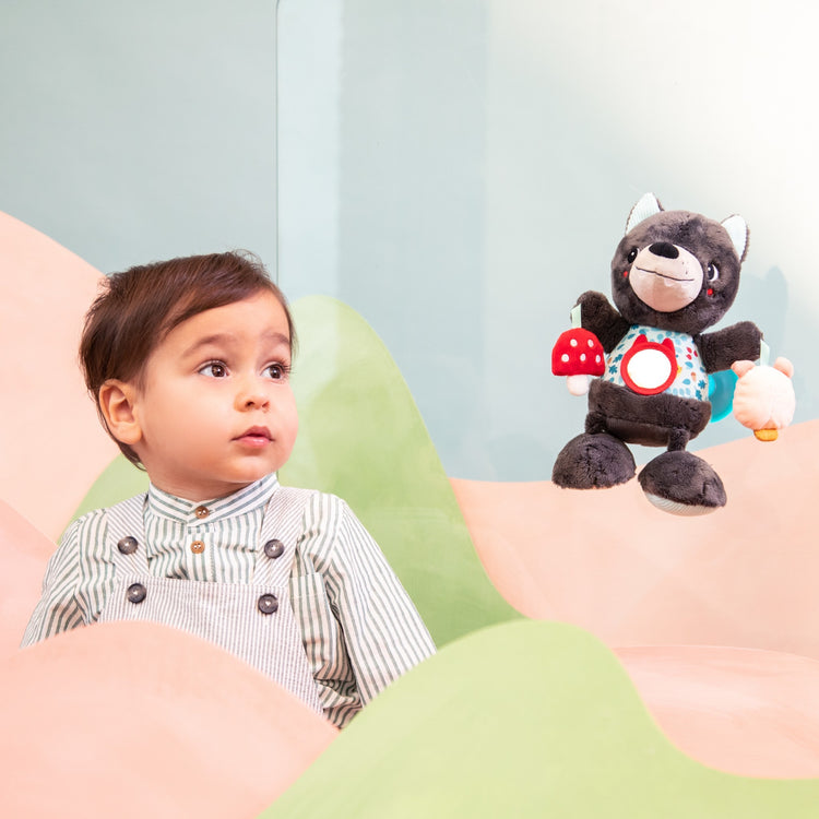 LILLIPUTIENS. Υφασμάτινο κουκλάκι δραστηριοτήτων με βεντούζα Louis