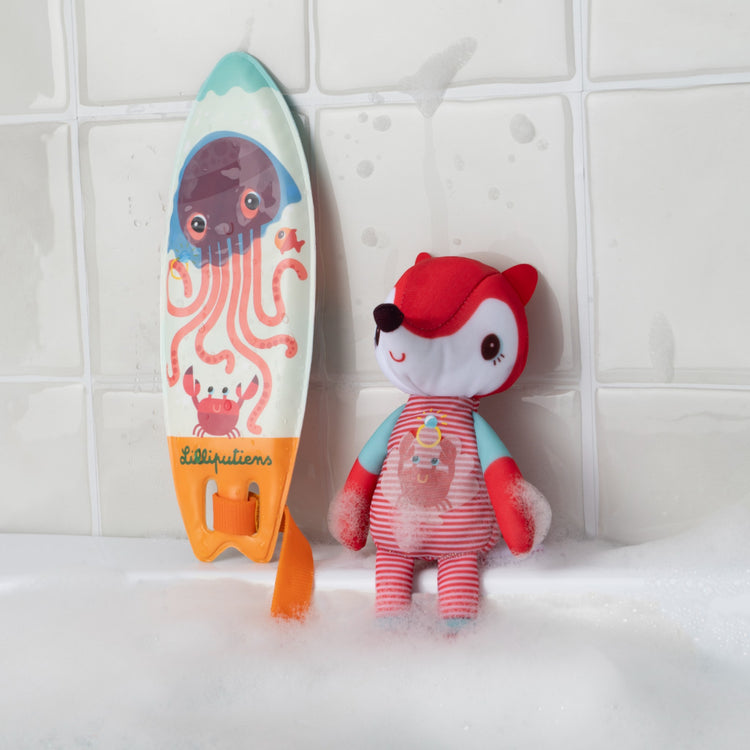 LILLIPUTIENS. Magic Bath surfer Alice the fox