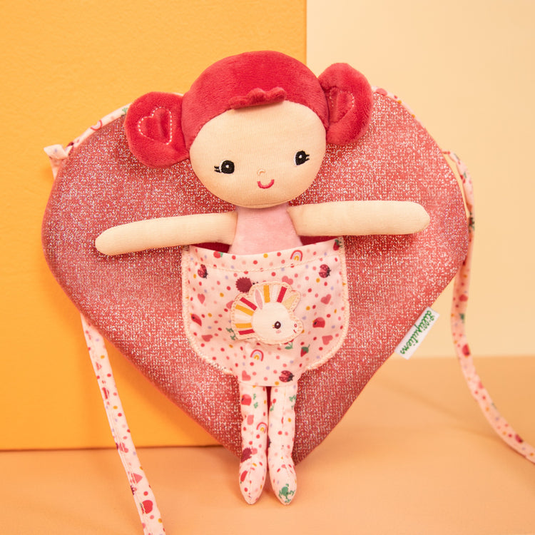 LILLIPUTIENS. Aline doll with heart bag