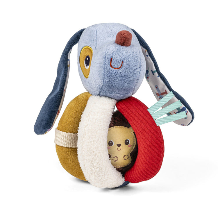 LILLIPUTIENS. Υφασμάτινη κουδουνίστρα με λαβές Jules