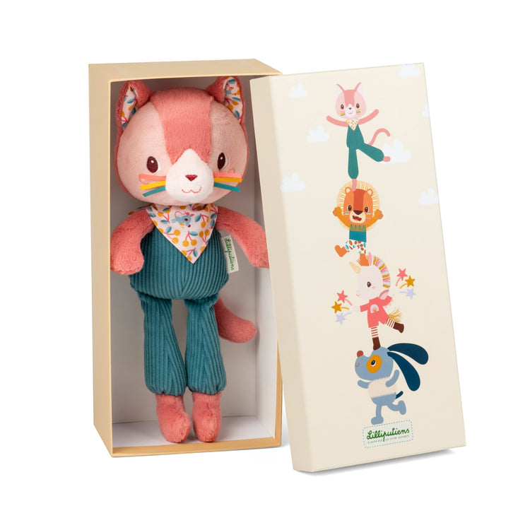 LILLIPUTIENS. Cuddly plush Jeanne the cat