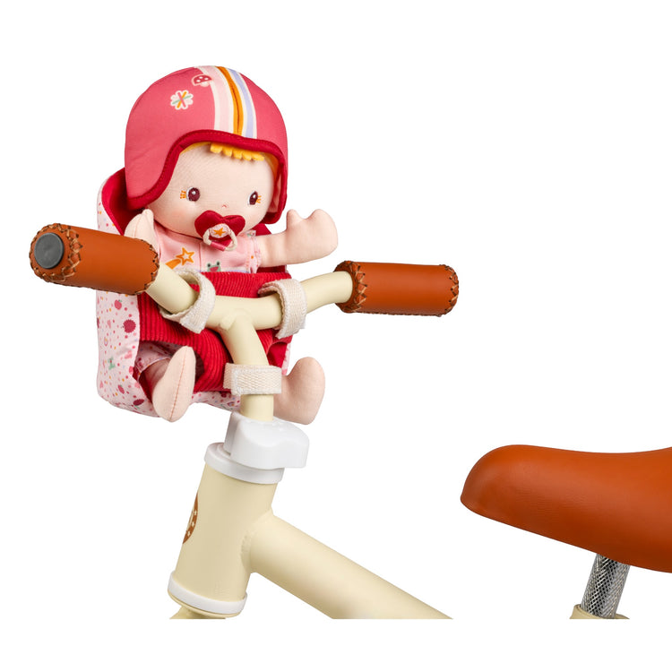 LILLIPUTIENS. Lena Fabric Doll and Bike Seat