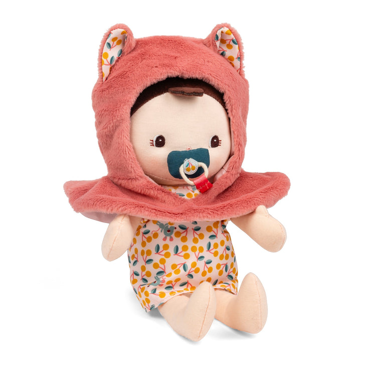 LILLIPUTIENS. Jeanne Fabric Doll and Baby Carrier