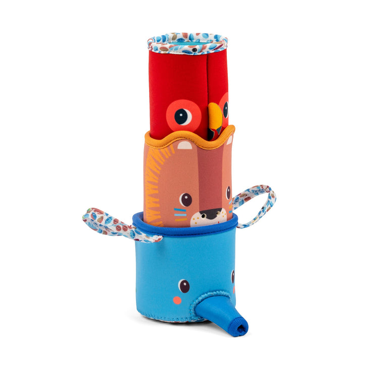 LILLIPUTIENS. Jack the Lion Bath Toy - Stacking Cups (Set of 3)
