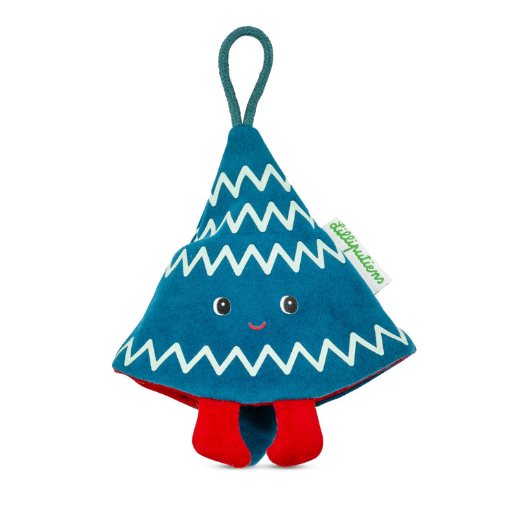 LILLIPUTIENS. Christmas Decoration - Reversible Glow-in-the-Dark Fabric Elf Lilli
