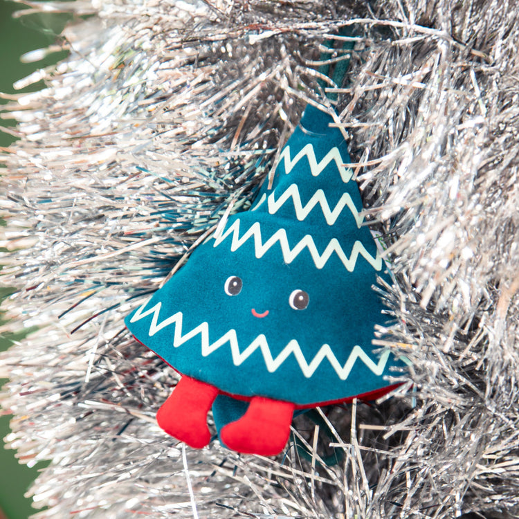 LILLIPUTIENS. Christmas Decoration - Reversible Glow-in-the-Dark Fabric Elf Lilli
