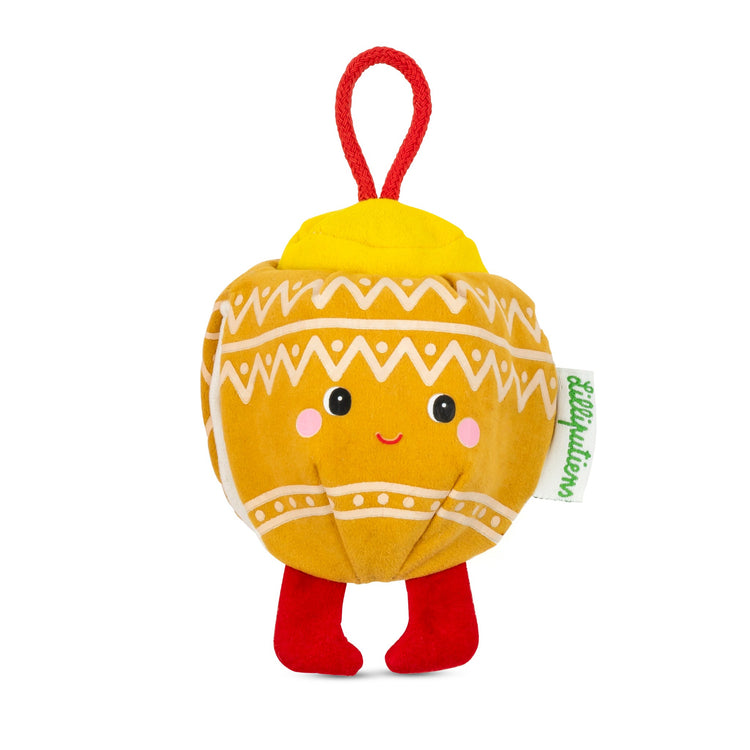 LILLIPUTIENS. Christmas Decoration - Reversible Glow-in-the-Dark Fabric Elf Mimmi