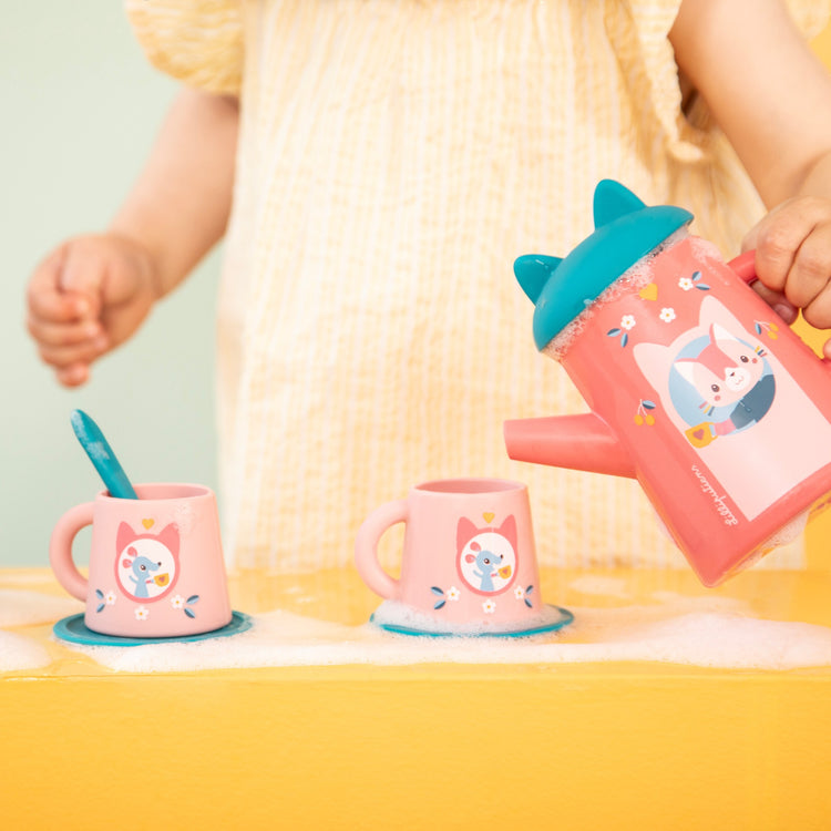 LILLIPUTIENS. Bath Toy - Tea Set Jeanne the Cat