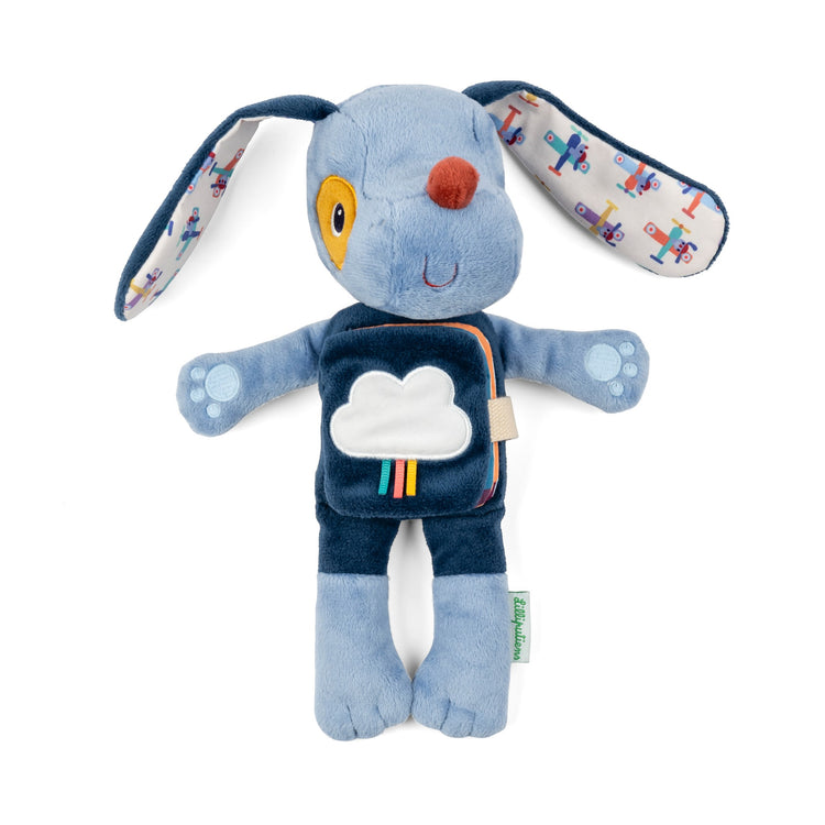 LILLIPUTIENS. Glow-in-the-Dark Soft Toy and Fabric Book - Jules the Dog