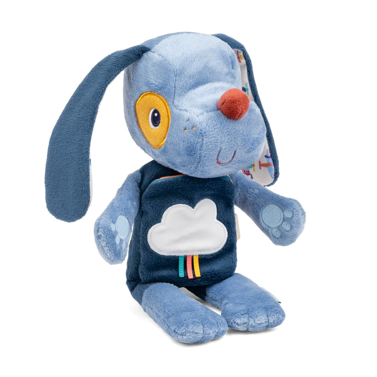 LILLIPUTIENS. Glow-in-the-Dark Soft Toy and Fabric Book - Jules the Dog