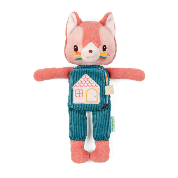 LILLIPUTIENS. Glow-in-the-Dark Soft Toy and Fabric Book - Jeanne the Cat