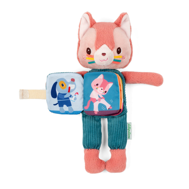 LILLIPUTIENS. Glow-in-the-Dark Soft Toy and Fabric Book - Jeanne the Cat
