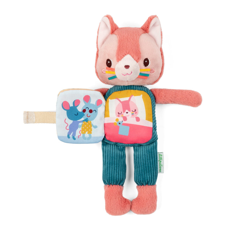 LILLIPUTIENS. Glow-in-the-Dark Soft Toy and Fabric Book - Jeanne the Cat