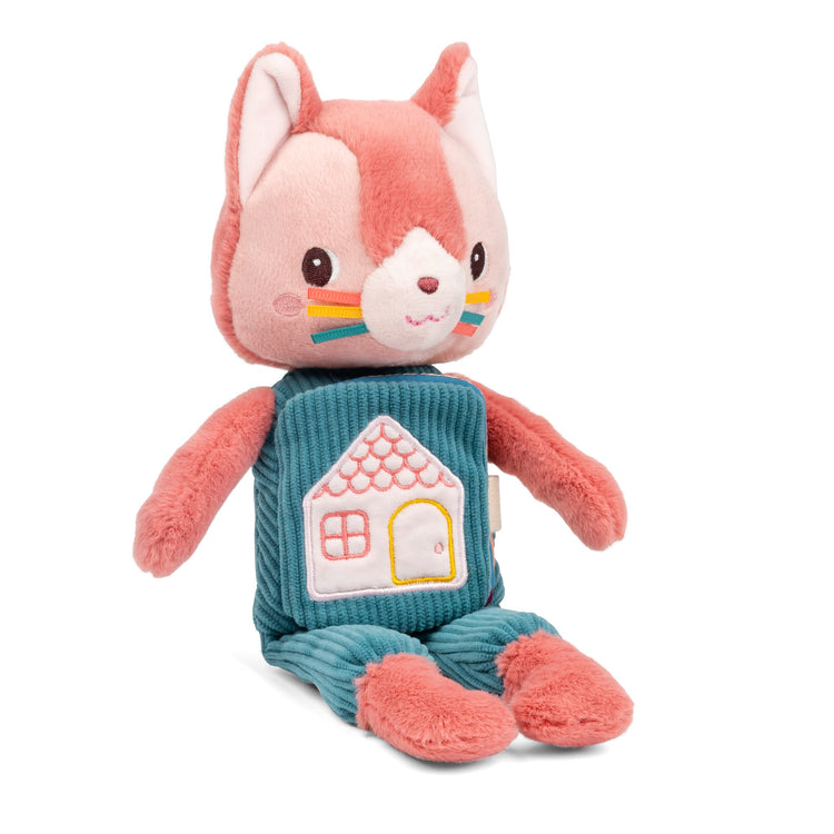 LILLIPUTIENS. Glow-in-the-Dark Soft Toy and Fabric Book - Jeanne the Cat