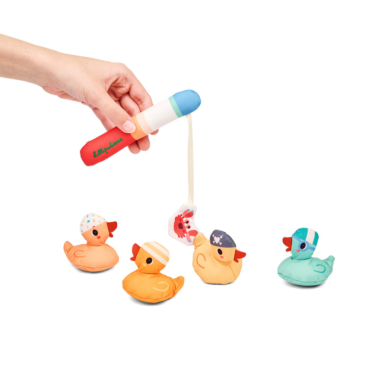 LILLIPUTIENS. Fishing game Gaspard the Duck