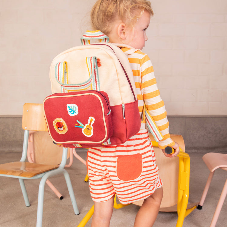 LILLIPUTIENS. Amber beige backpack Mix & Match