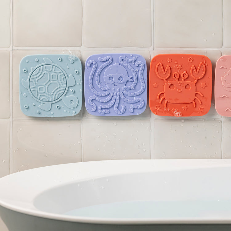LILLIPUTIENS. Five sensory bath tiles