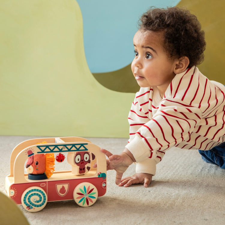 LILLIPUTIENS. Lena the Unicorn Magic Wooden Bus