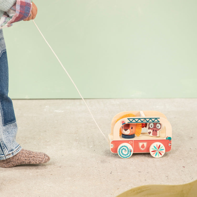 LILLIPUTIENS. Lena the Unicorn Magic Wooden Bus