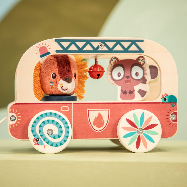 LILLIPUTIENS. Lena the Unicorn Magic Wooden Bus