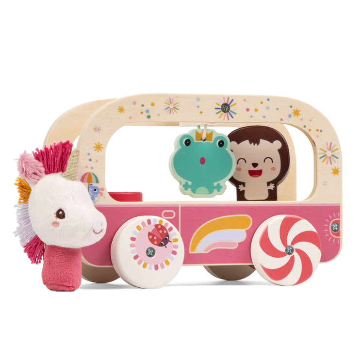 LILLIPUTIENS. Lena the Unicorn Magic Wooden Bus