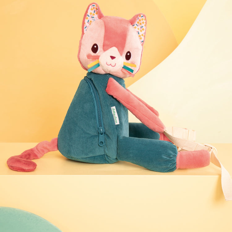 LILLIPUTIENS. Soft backpack Jeanne the cat