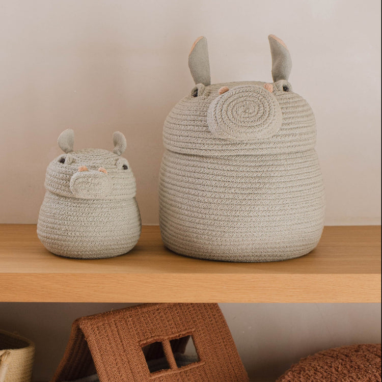 Lorena Canals. Basket Mini Henry the Hippo