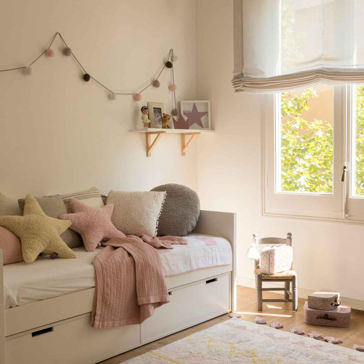 Lorena Canals. Χαλί δωματίου Azteca Natural Vintage Nude. 140X200