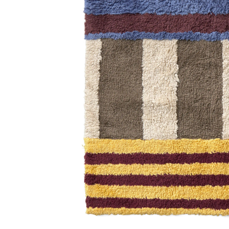 Lorena Canals. Washable Rug Color on Indigo Blue 80x140 cm