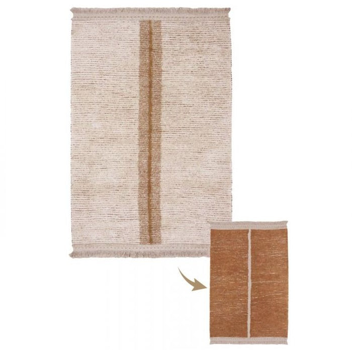 Lorena Canals. Washable Rug Reversible Duetto Toffee 170 x 240 cm