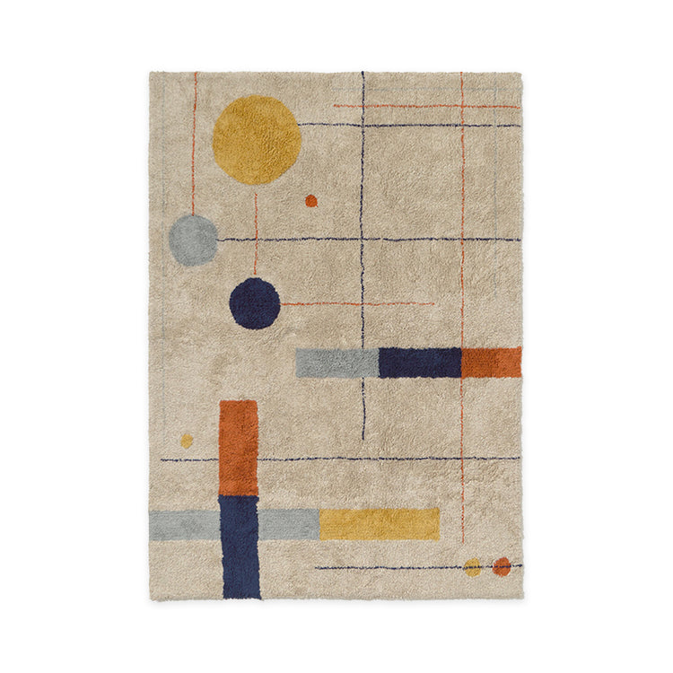 Lorena Canals. Washable Rug Geometrical Shapes 120x160 cm