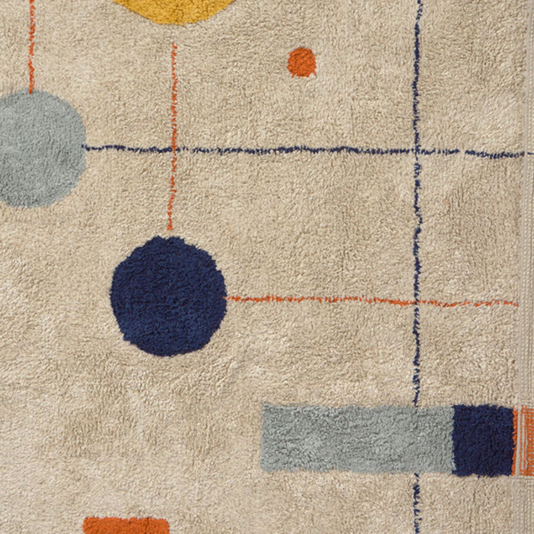 Lorena Canals. Washable Rug Geometrical Shapes 120x160 cm