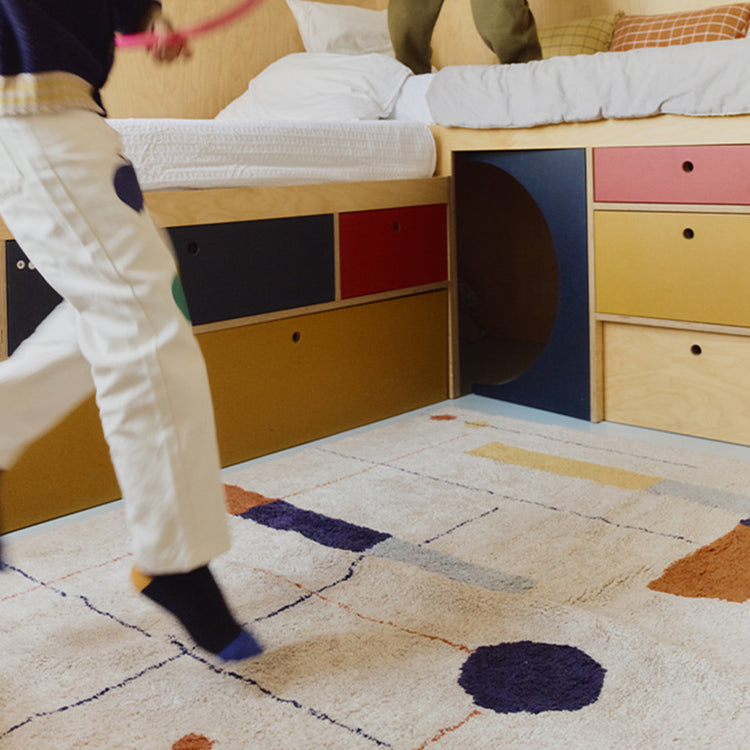 Lorena Canals. Washable Rug Geometrical Shapes 120x160 cm