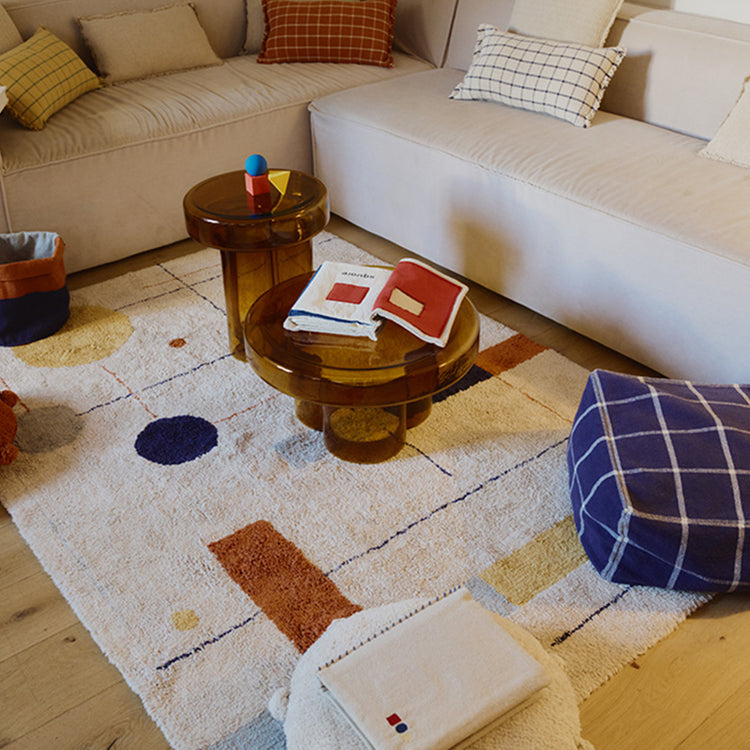 Lorena Canals. Washable Rug Geometrical Shapes 120x160 cm
