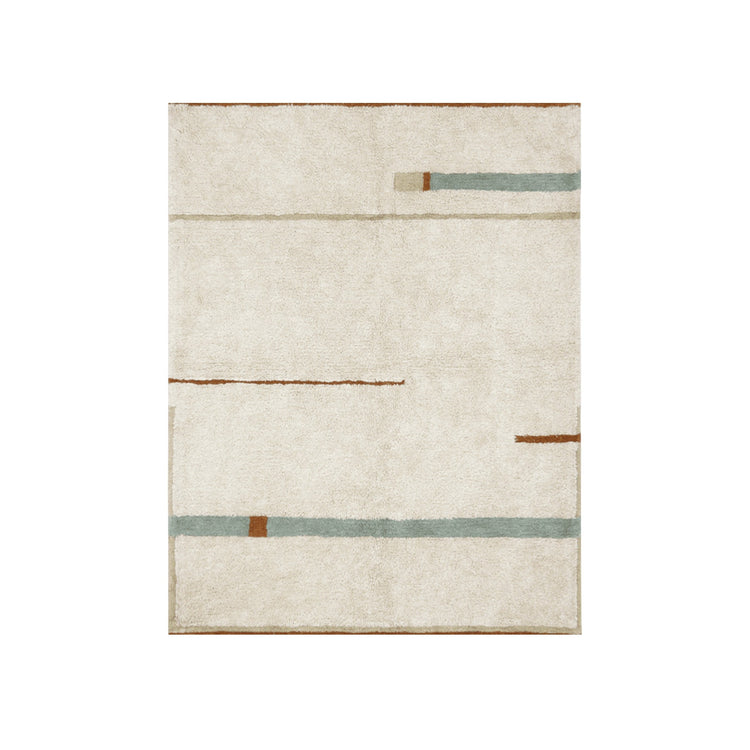 Lorena Canals. Χαλί δωματίου Lanes Vintage Blue XL 300x200 εκ.