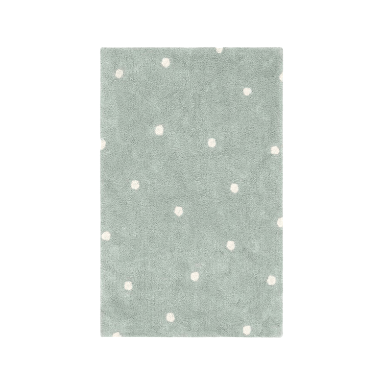 Lorena Canals. Χαλί δωματίου Mini Dot - Blue Sage 100 x 150 εκ.