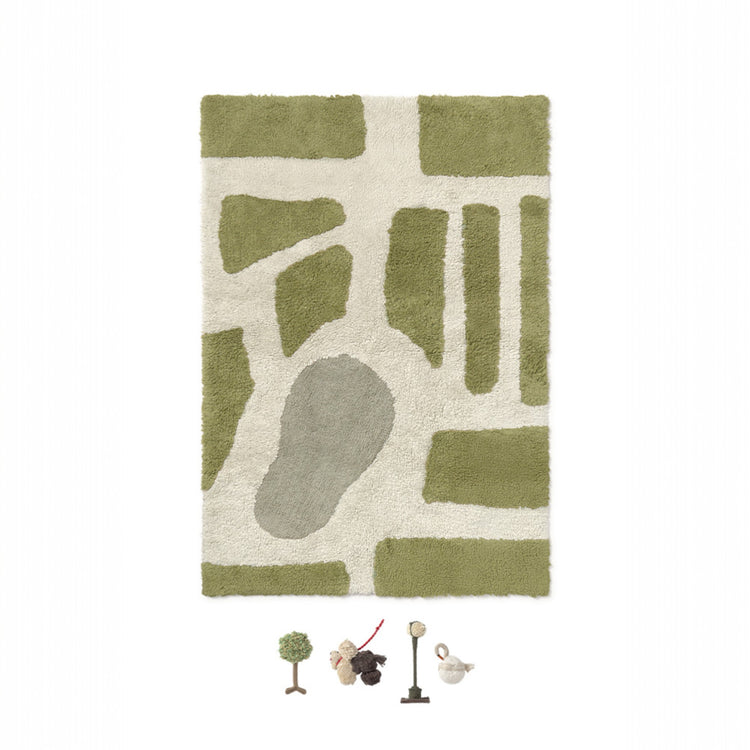 Lorena Canals. Washable Play Rug Hyde Park 90x130 cm