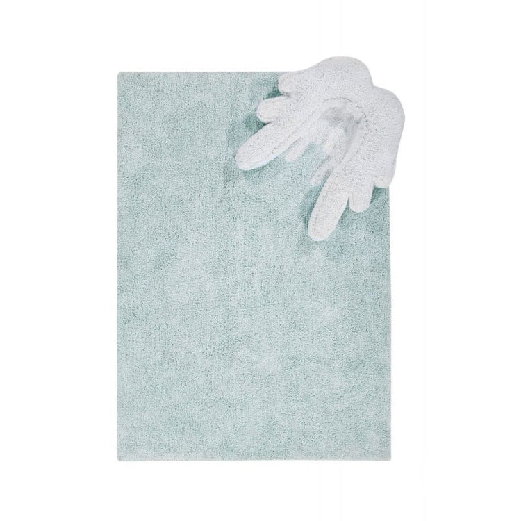 Lorena Canals. Washable Rug Puffy Wings with cushion (light blue) 120x160